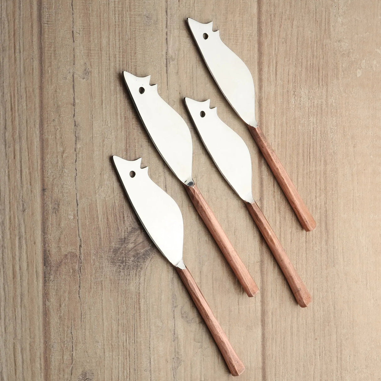 MEDICKI RATONCITO CHEESE SPREADER/KNIFE 4 PC. SET-Parc Decor