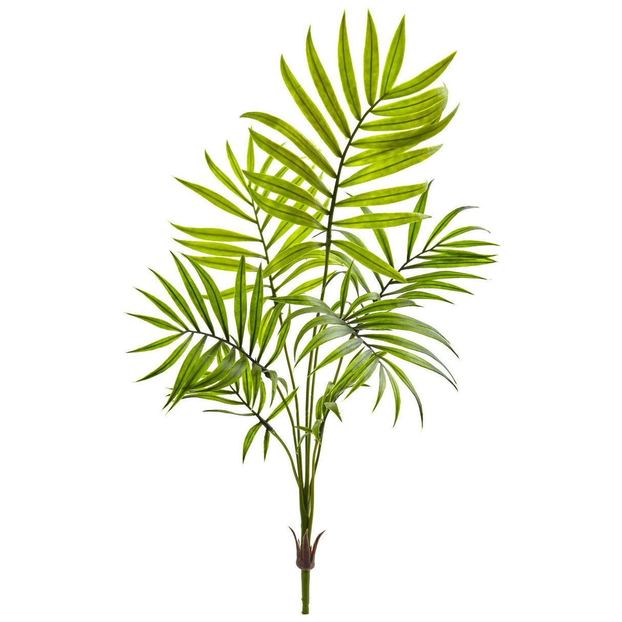 Mini Areca Palm Artificial Bush (Set of 6)-Parc Decor