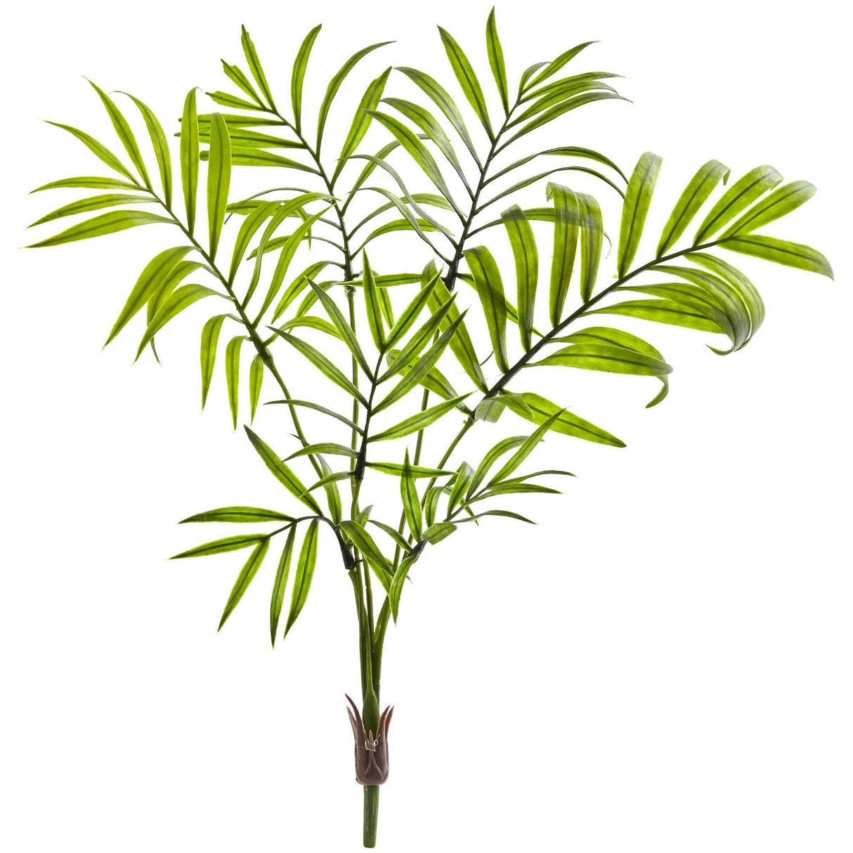 Mini Areca Palm Artificial Bush (Set of 8)-Parc Decor