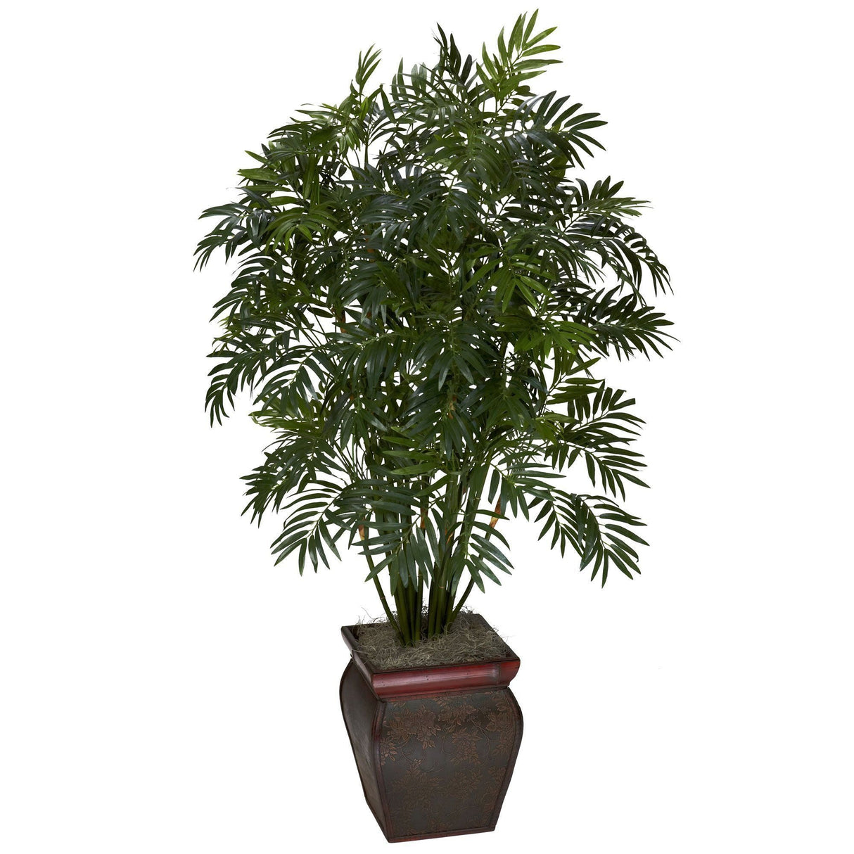 Mini Bamboo Palm w/Decorative Vase-Parc Decor