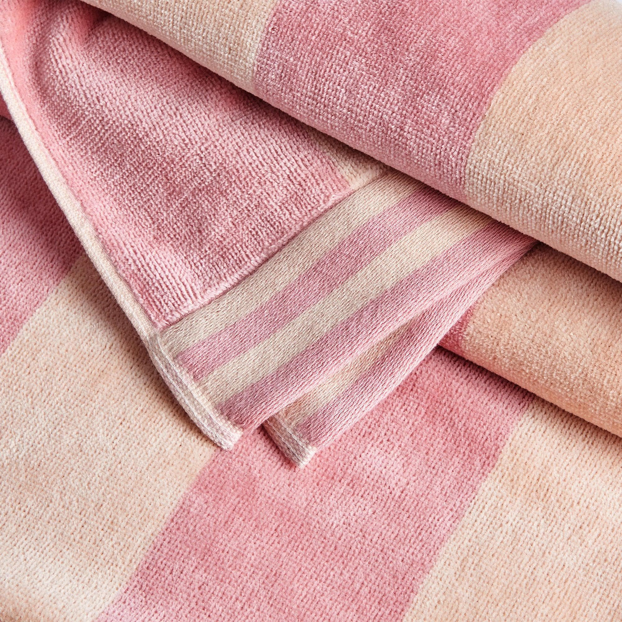 Oversized Striped Cabana Beach Towel - Edgartown Collection-Parc Decor