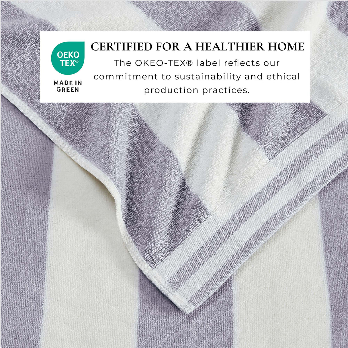 Oversized Striped Cabana Beach Towel - Edgartown Collection-Parc Decor