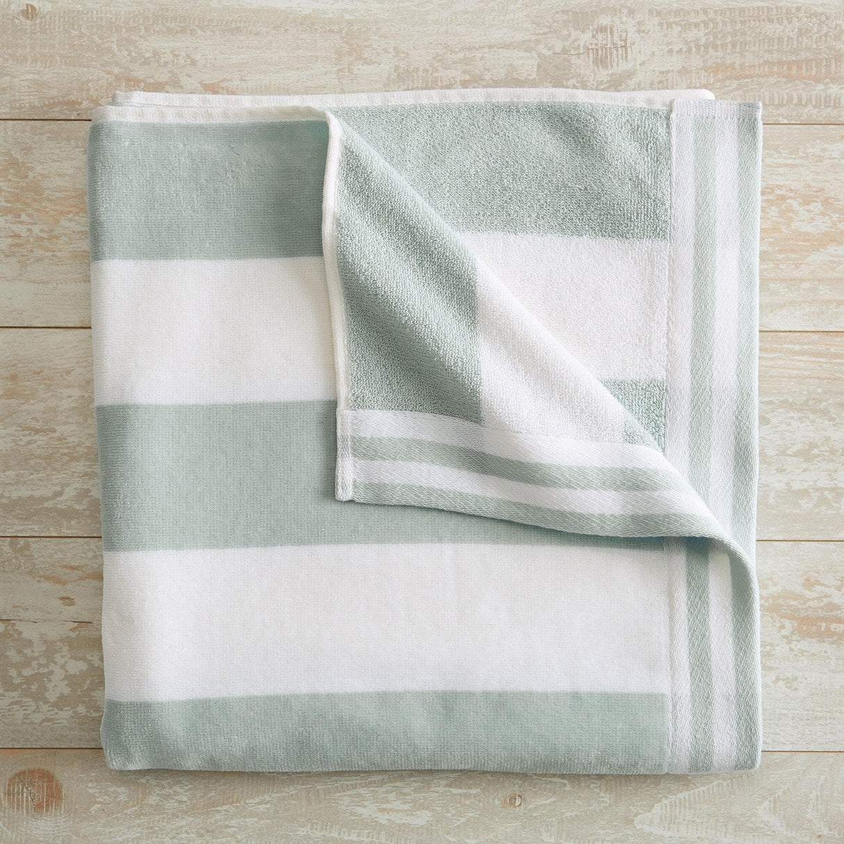 Oversized Striped Cabana Beach Towel - Edgartown Collection-Parc Decor