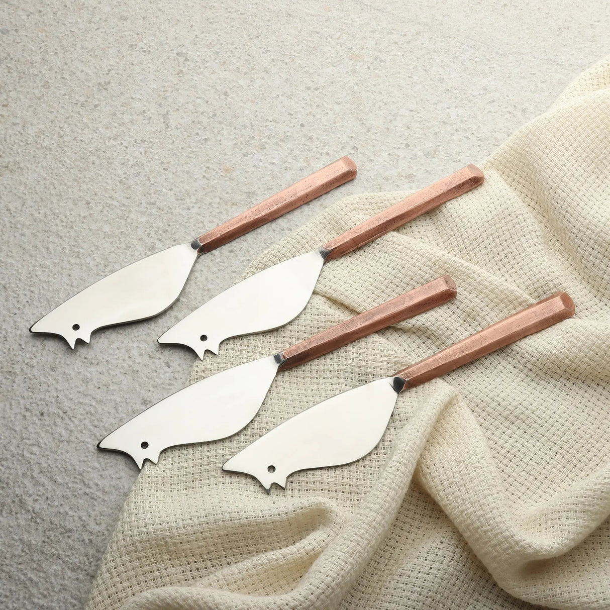 PLATEAU RATONCITO CHEESE SPREADER/KNIFE 4 PC. SET-Parc Decor