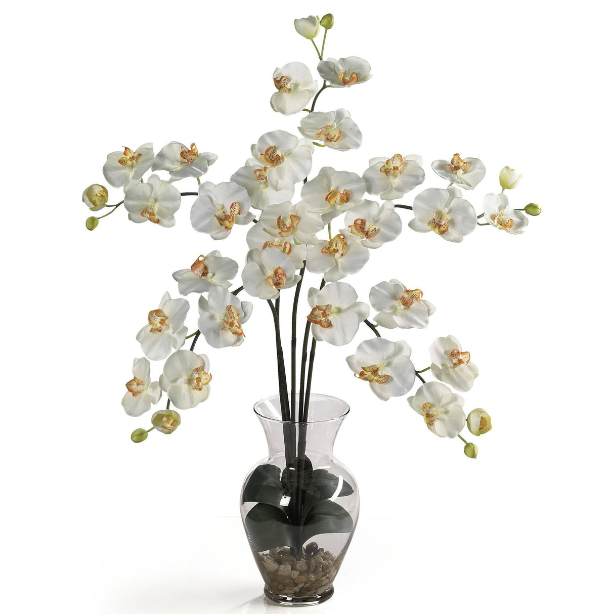 Phalaenopsis Liquid Illusion Silk Flower Arrangement-Parc Decor
