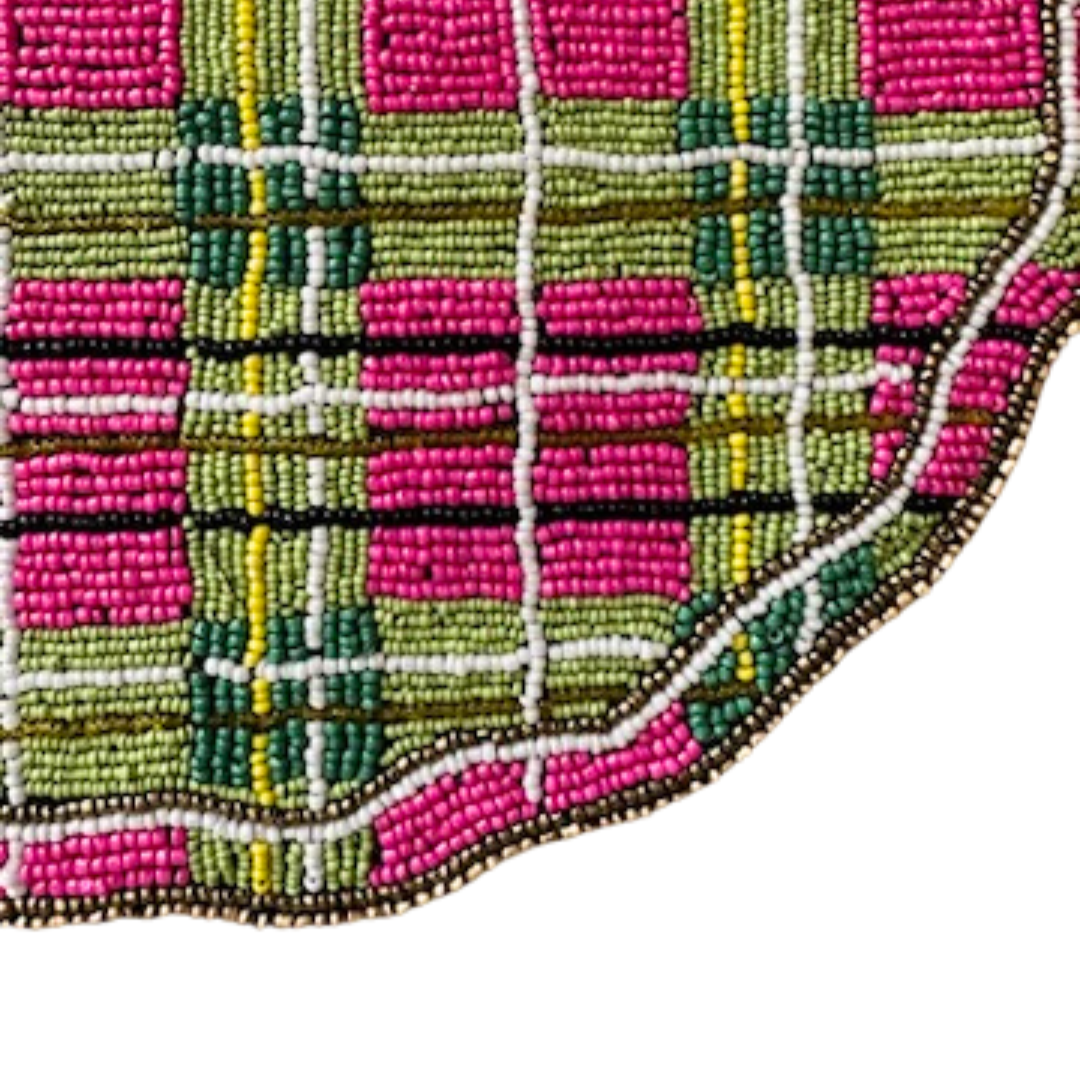 Preppy Plaid Holiday Placemat-Parc Decor