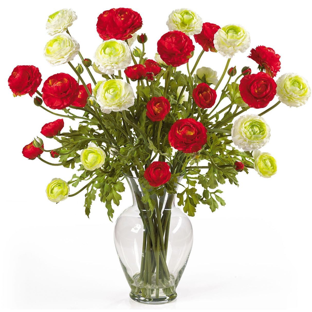 Ranunculus Liquid Illusion Silk Flower Arrangement-Parc Decor