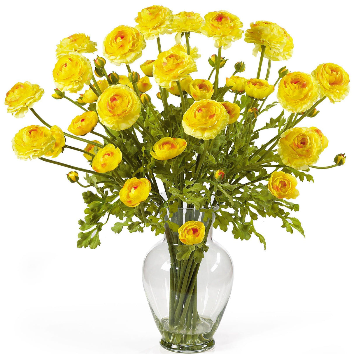 Ranunculus Liquid Illusion Silk Flower Arrangement-Parc Decor