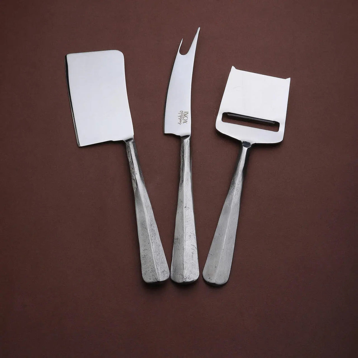 Ridge Cheese Knives 3 Pc. Set-Parc Decor
