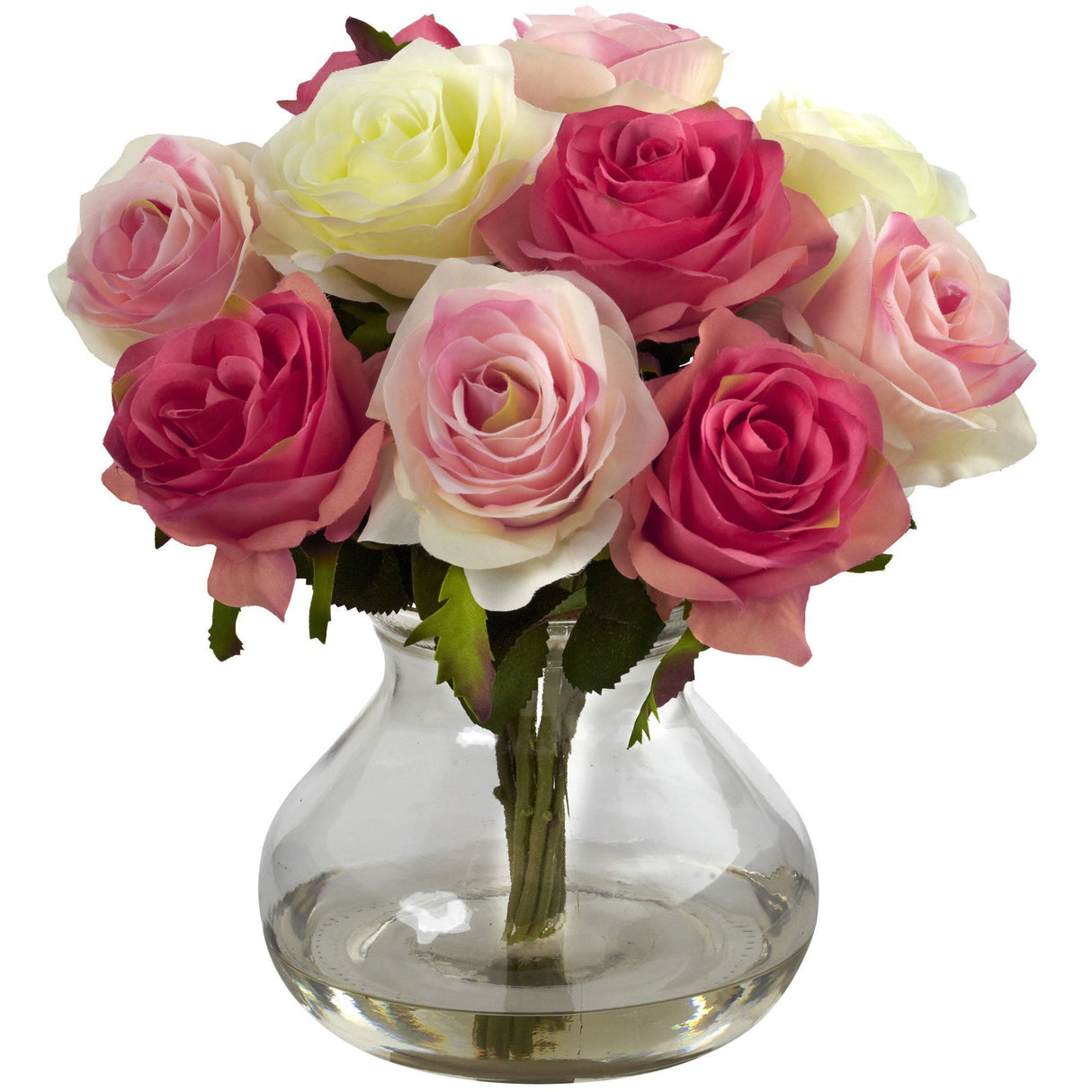 Rose Arrangement w/Vase-Parc Decor