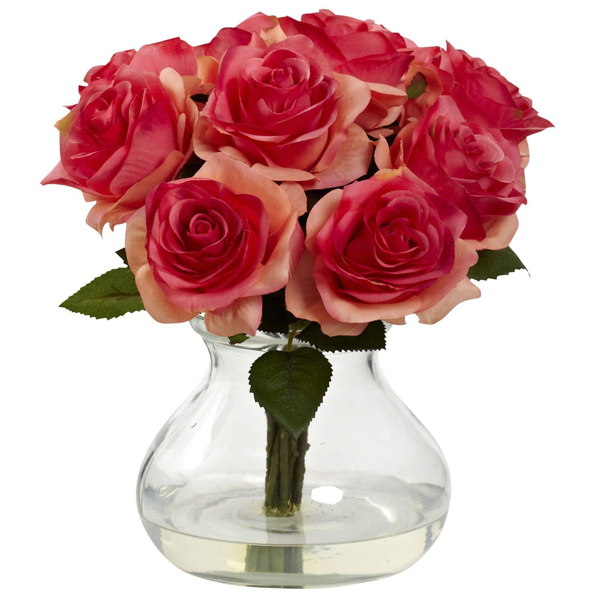 Rose Arrangement w/Vase-Parc Decor
