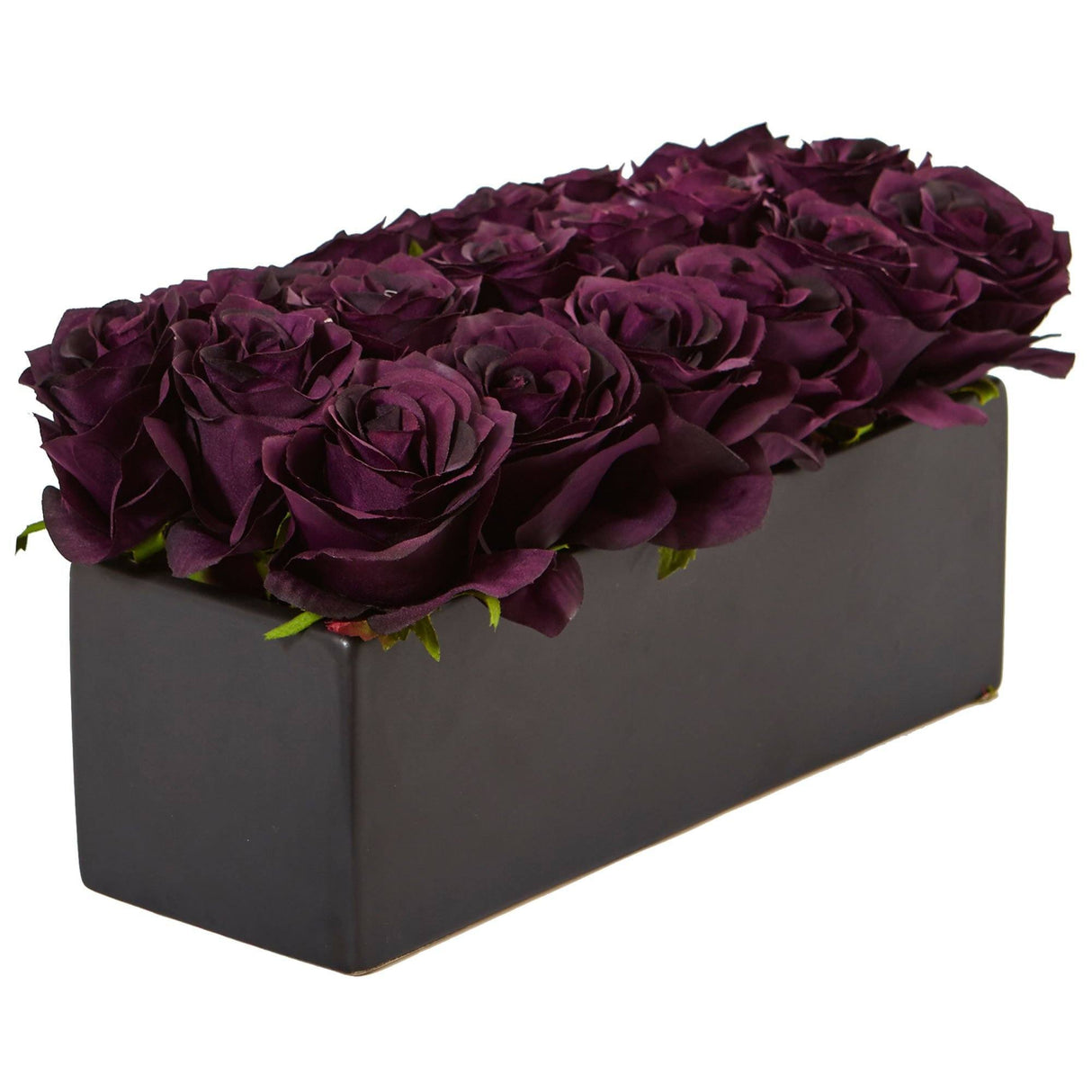 Roses in Rectangular Planter-Parc Decor