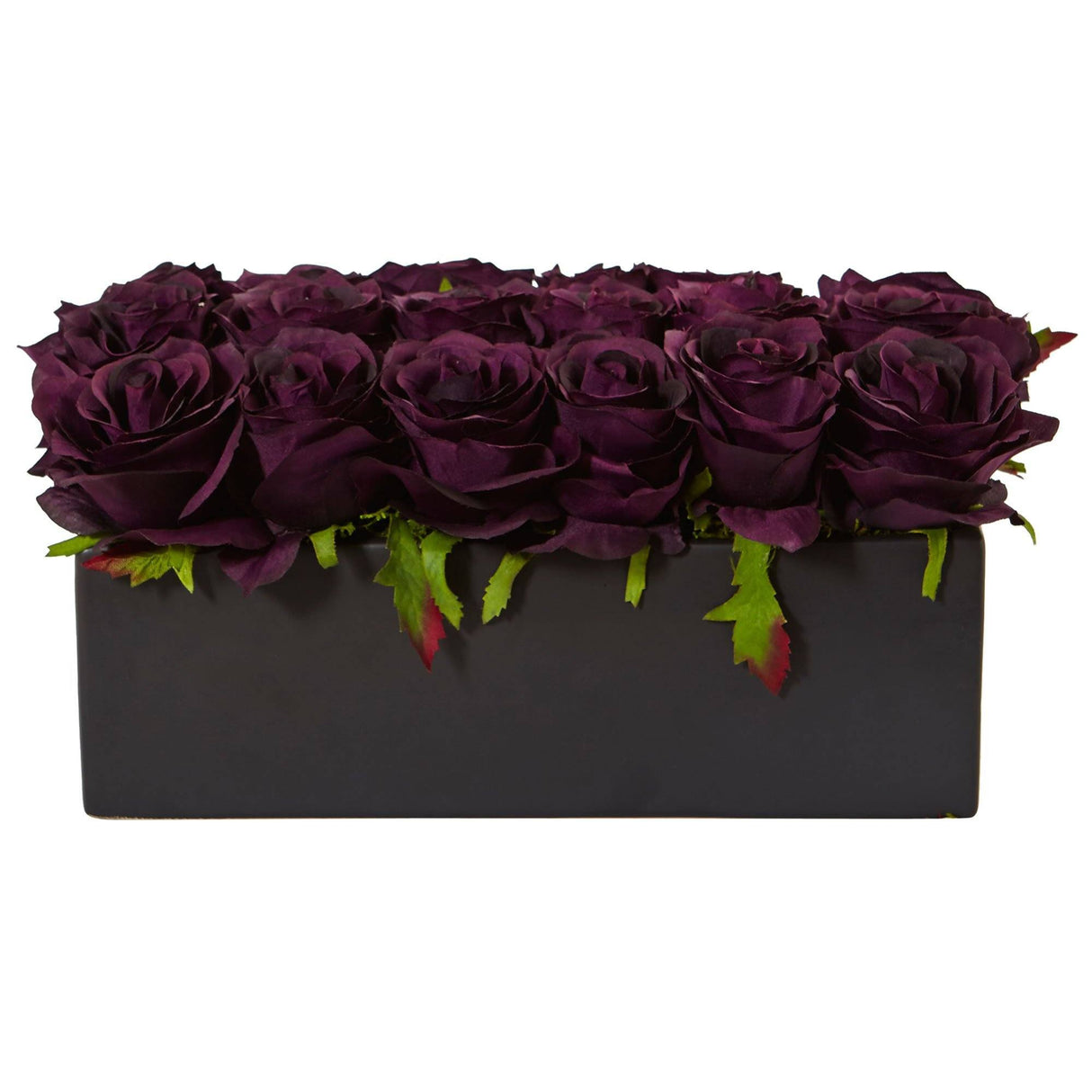 Roses in Rectangular Planter-Parc Decor