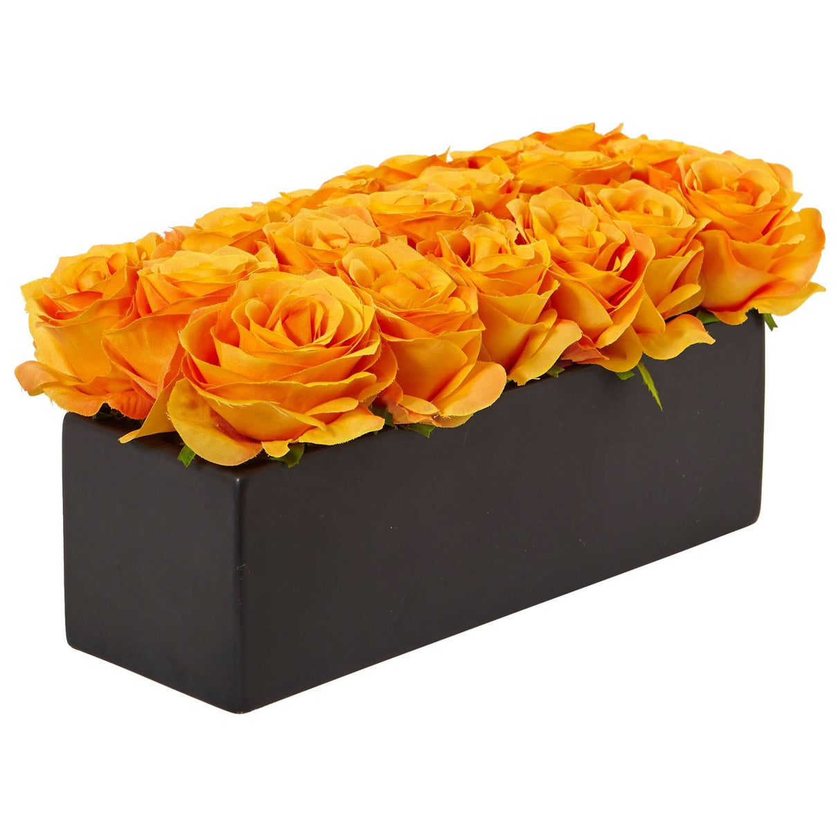 Roses in Rectangular Planter-Parc Decor