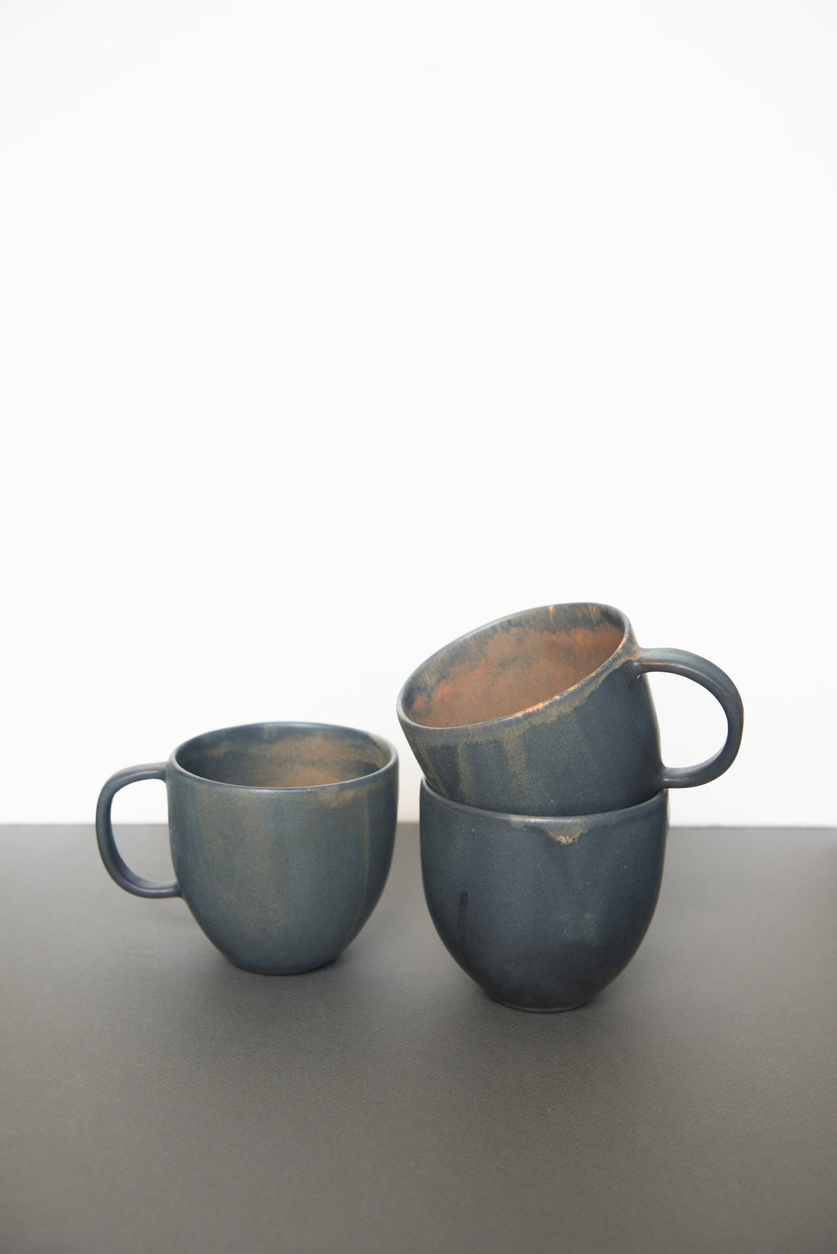 Rust Stoneware Coffee Mug-Parc Decor