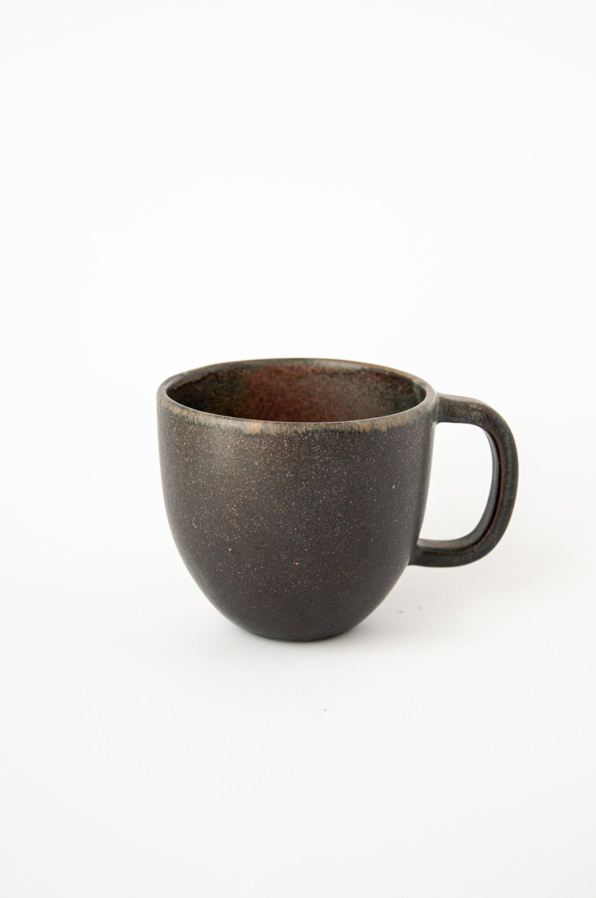 Rust Stoneware Coffee Mug-Parc Decor