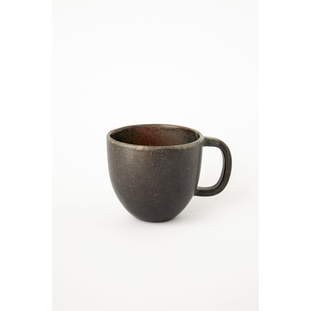 Rust Stoneware Coffee Mug