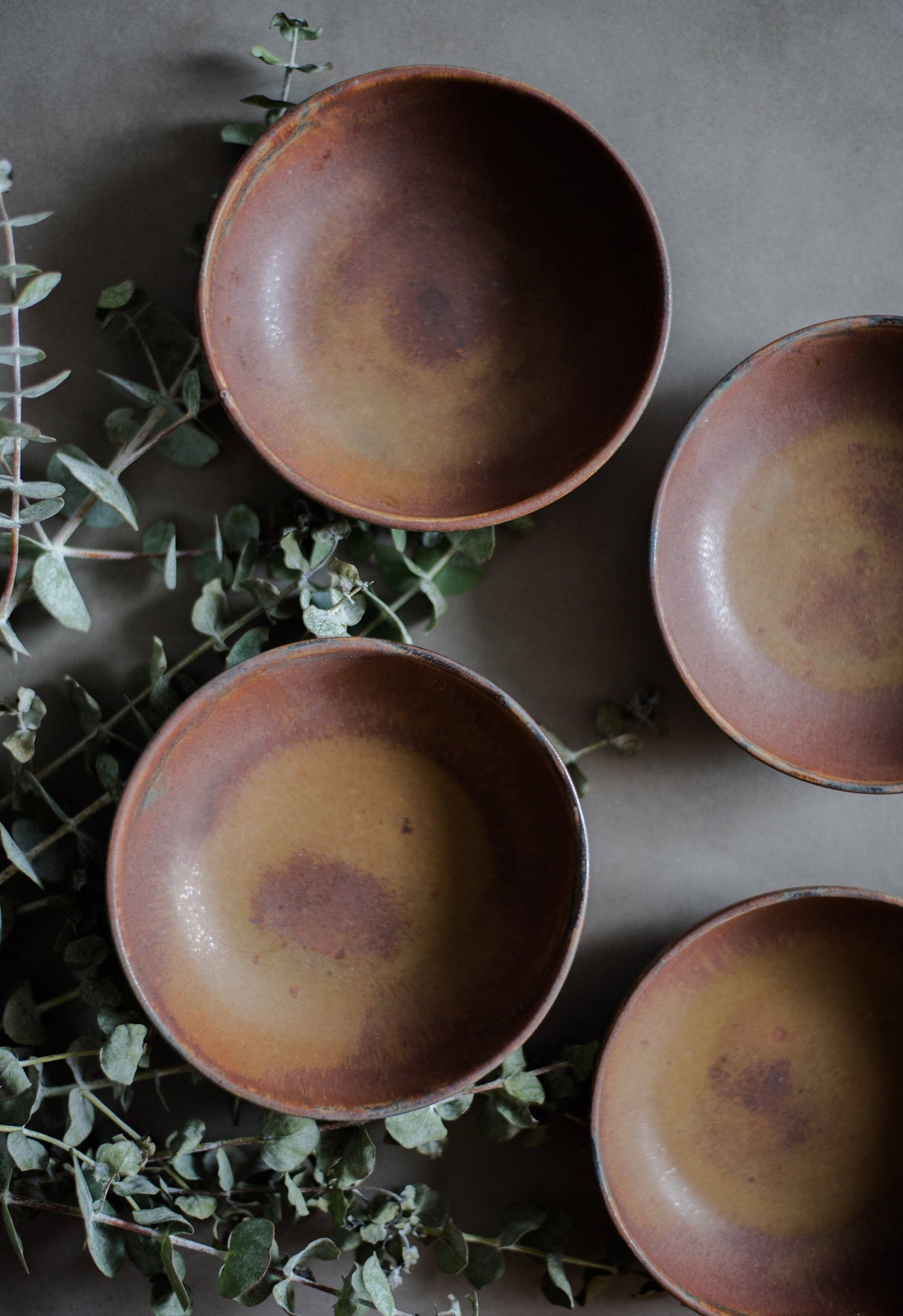 Rust Stoneware Mini Bowl-Parc Decor