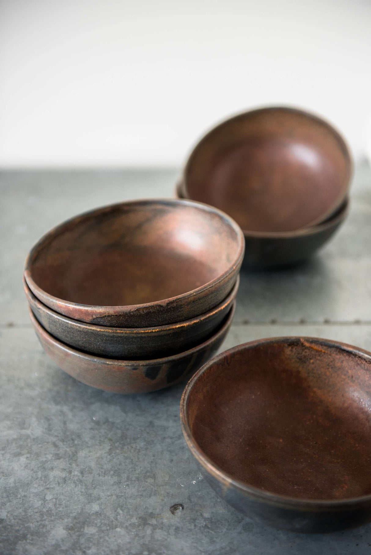 Rust Stoneware Soup Bowl-Parc Decor