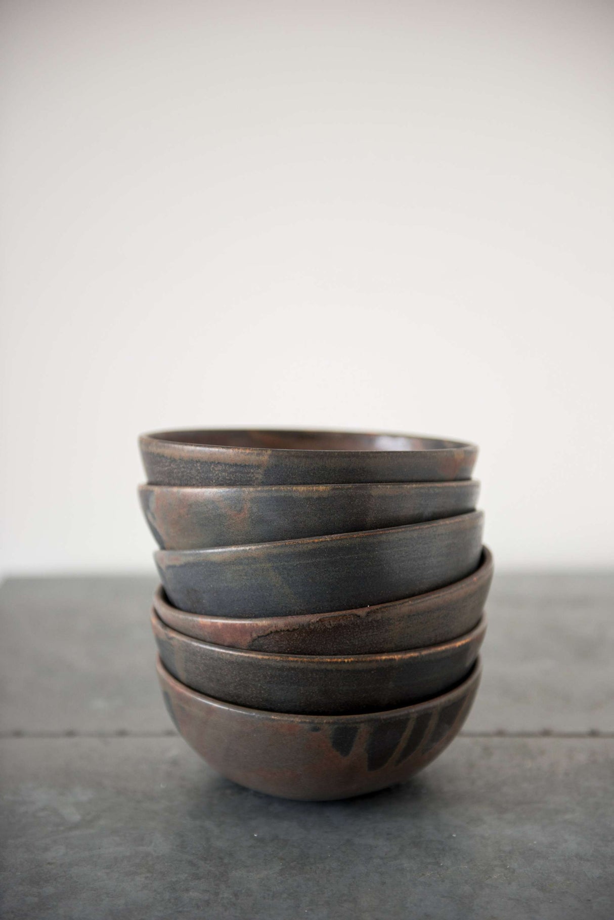 Rust Stoneware Soup Bowl-Parc Decor