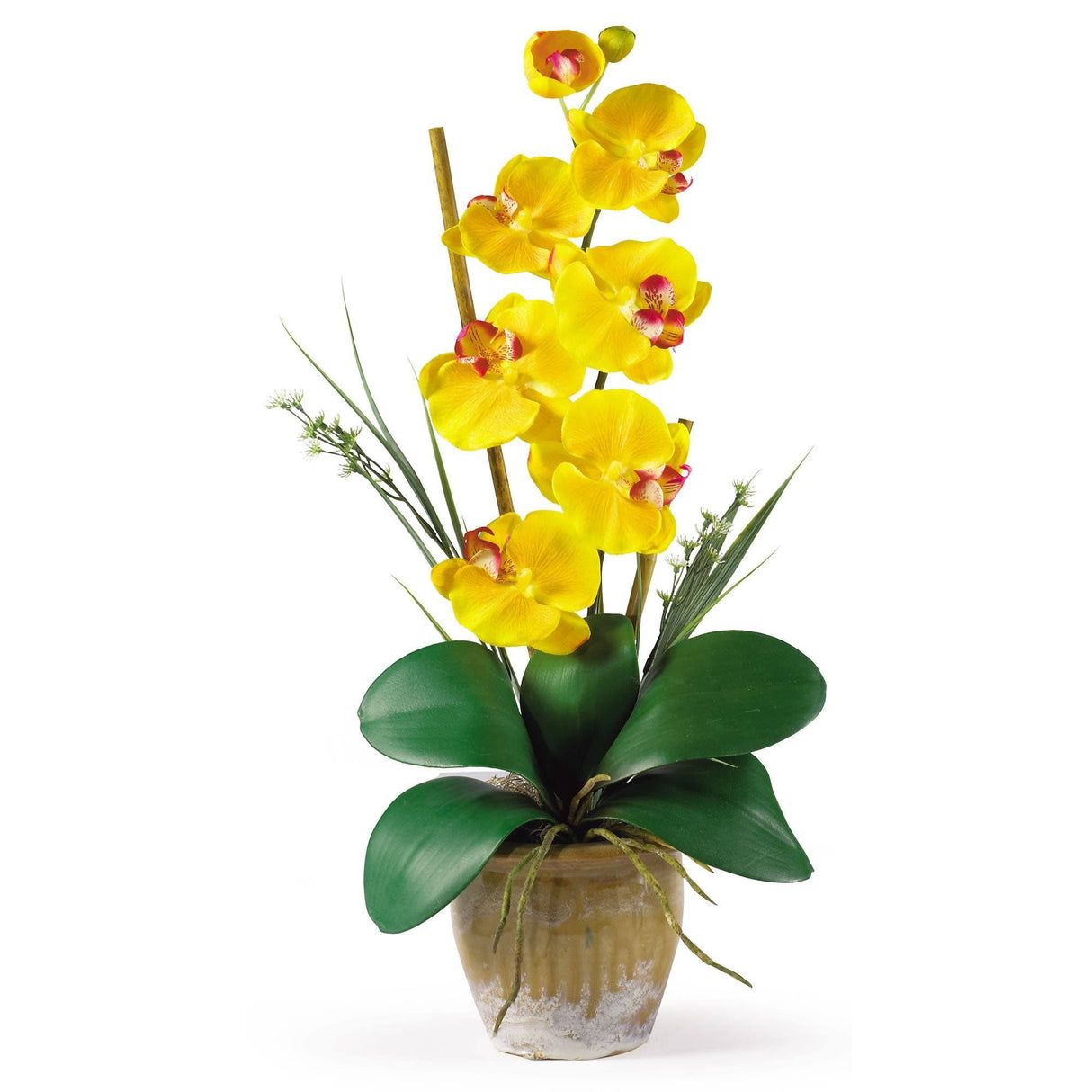 Single Stem Phalaenopsis Silk Orchid Arrangement-Parc Decor