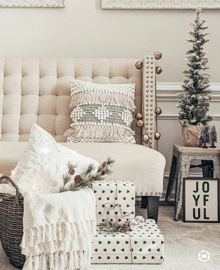 Snowflake Pillow Cover-Parc Decor