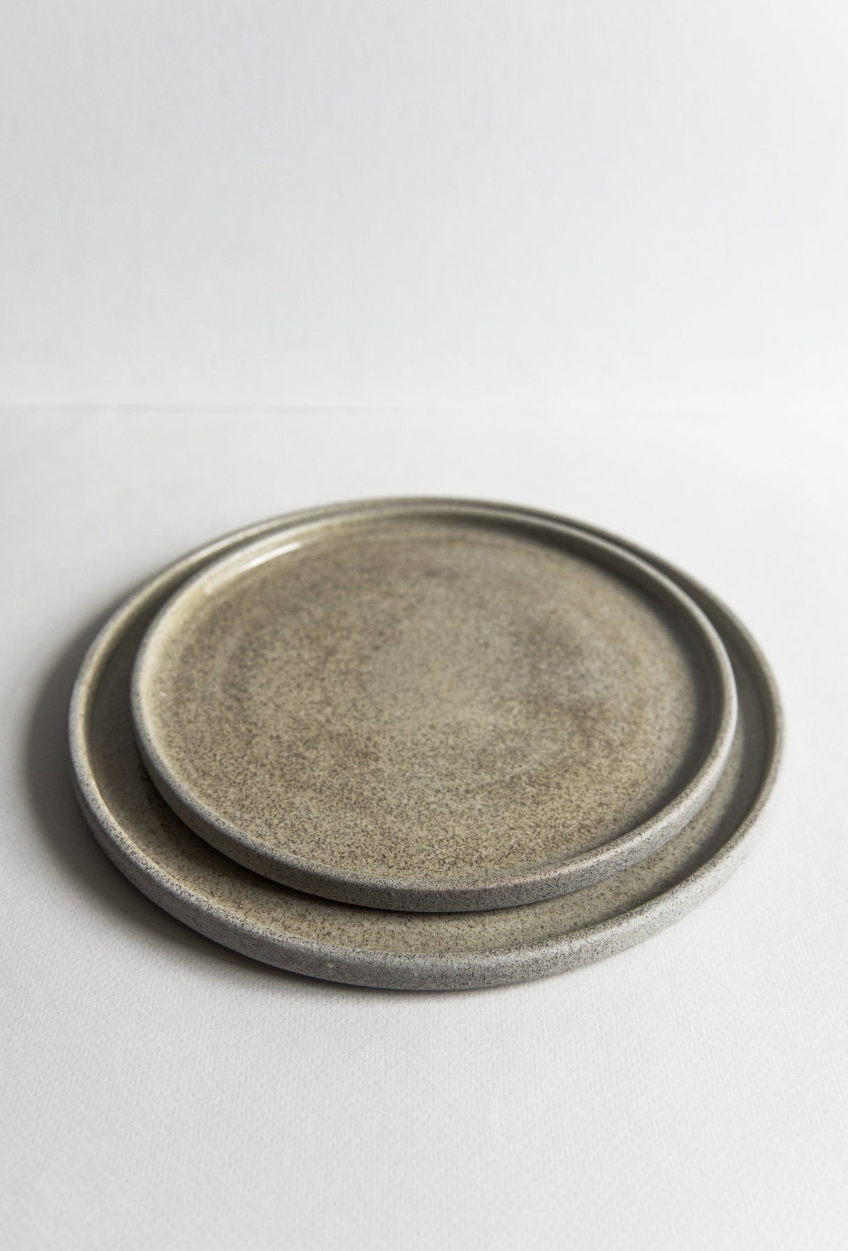 Stoneware Dinner Plates "Concrete"-Parc Decor