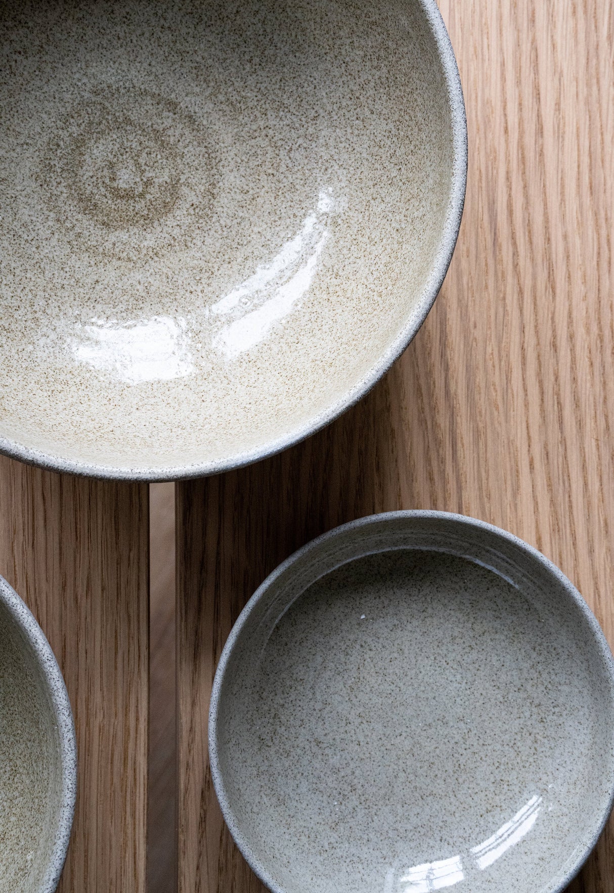 Stoneware Nesting Bowl Set "Concrete"-Parc Decor