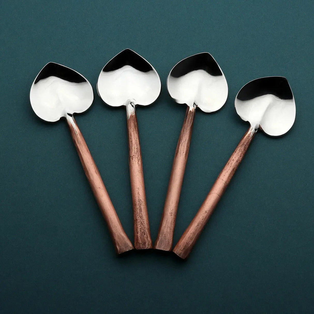 Sundance Heart Coffee/Dessert Table Spoon 4 Pc. Set-Parc Decor