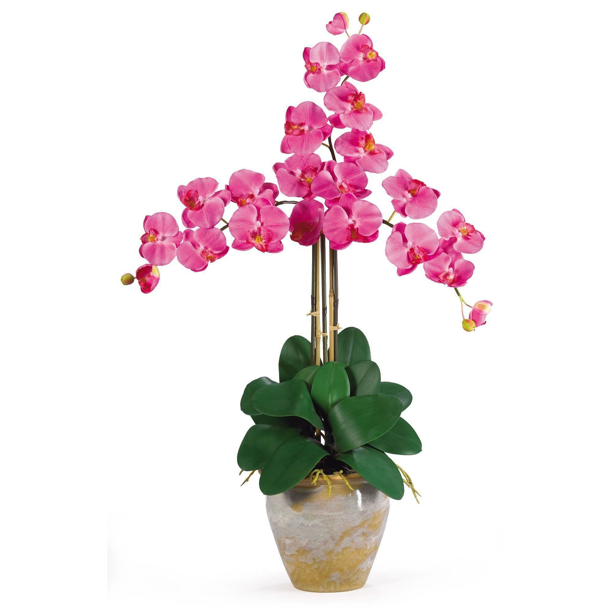 Triple Stem Phalaenopsis Silk Orchid Arrangement-Parc Decor