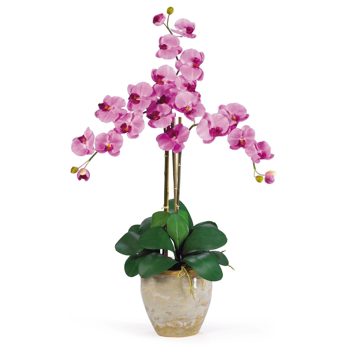 Triple Stem Phalaenopsis Silk Orchid Arrangement-Parc Decor