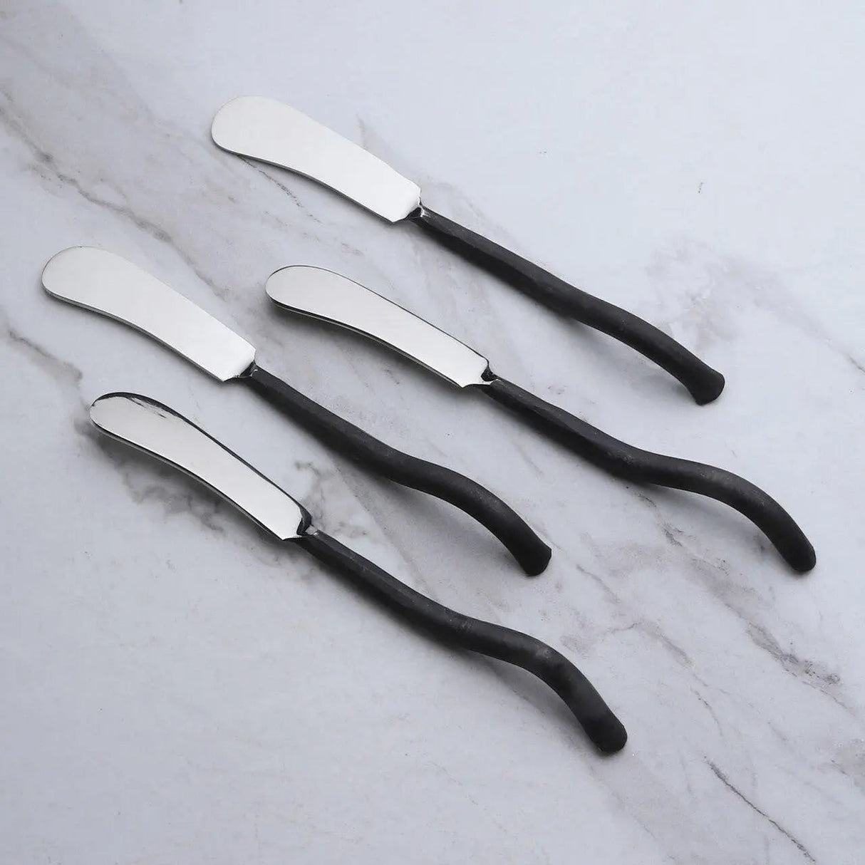 Twig Butter Knives/Cheese Spreader 4 Pc. Set-Parc Decor