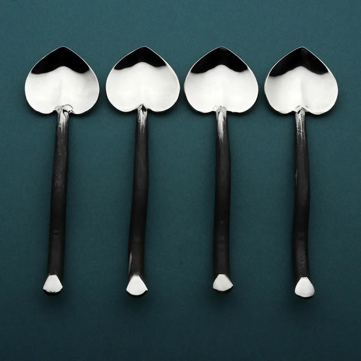 Twig Heart Coffee/Dessert Table Spoon 4 Pc. Set-Parc Decor