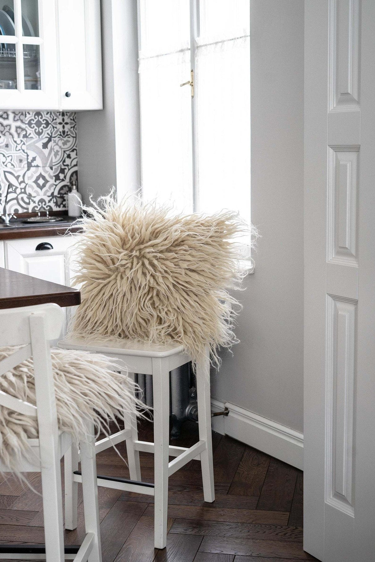 Wool Pillow "Stones"-Parc Decor