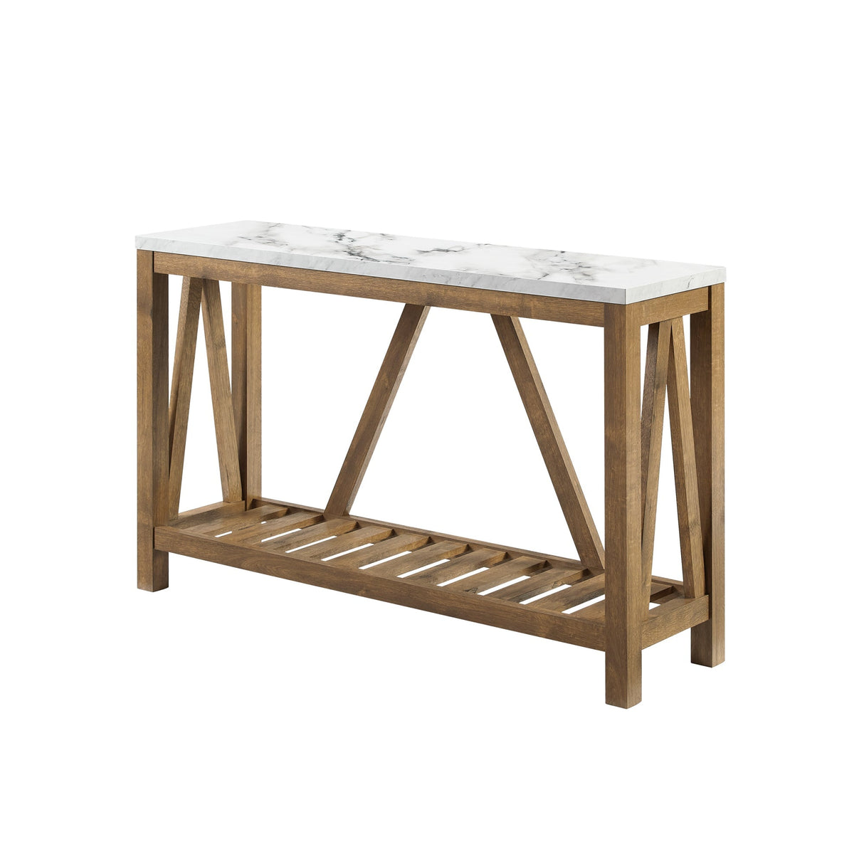 A-Frame Rustic Entry Table-Occasional-Parc Decor
