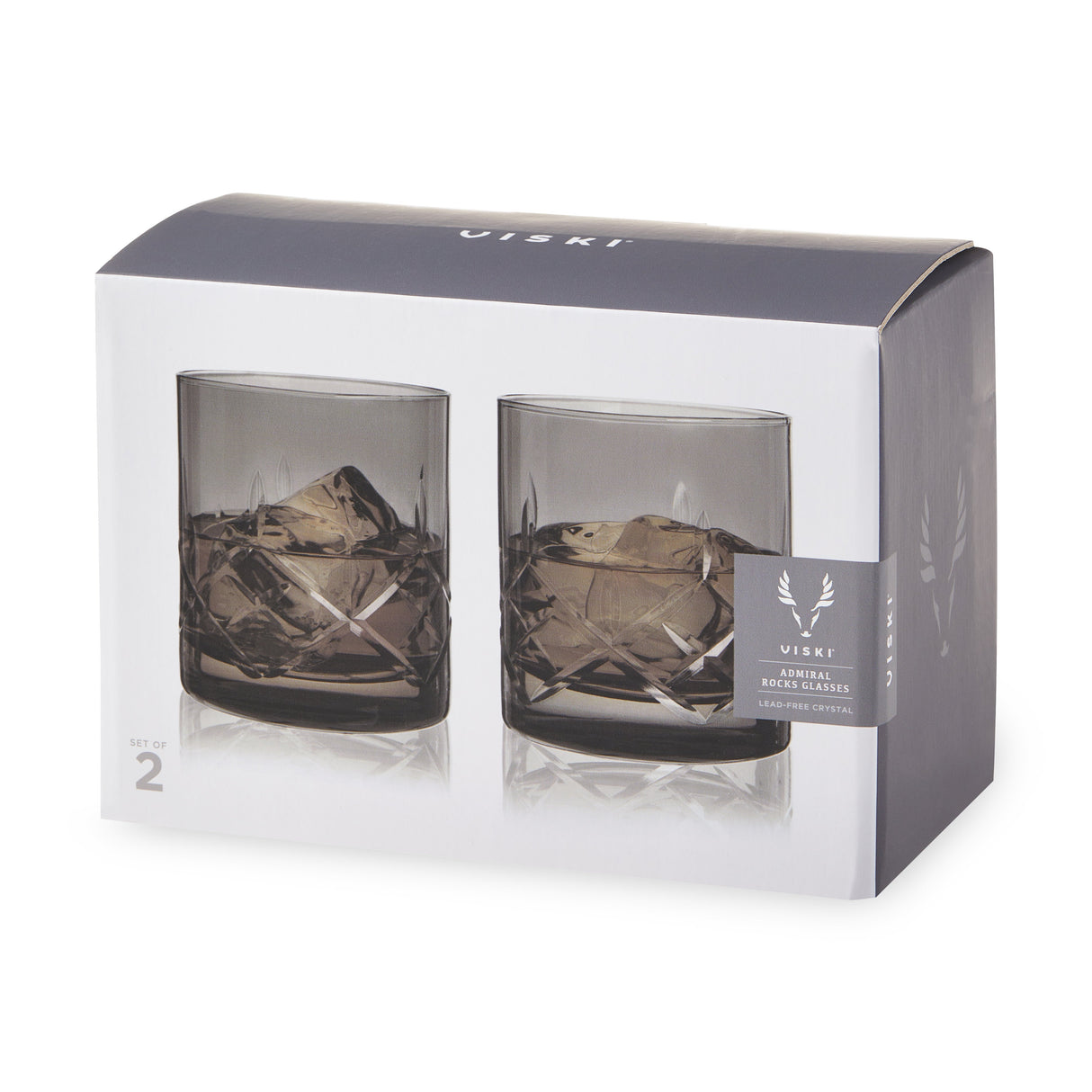 Admiral Crystal Rocks Glasses in Smoke Set of 2-product_type::stemless_cocktail_glasses-Parc Decor