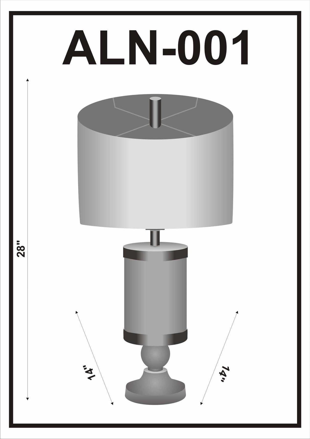 Alemanguan Table Lamp - Clearance-Lighting-Parc Decor