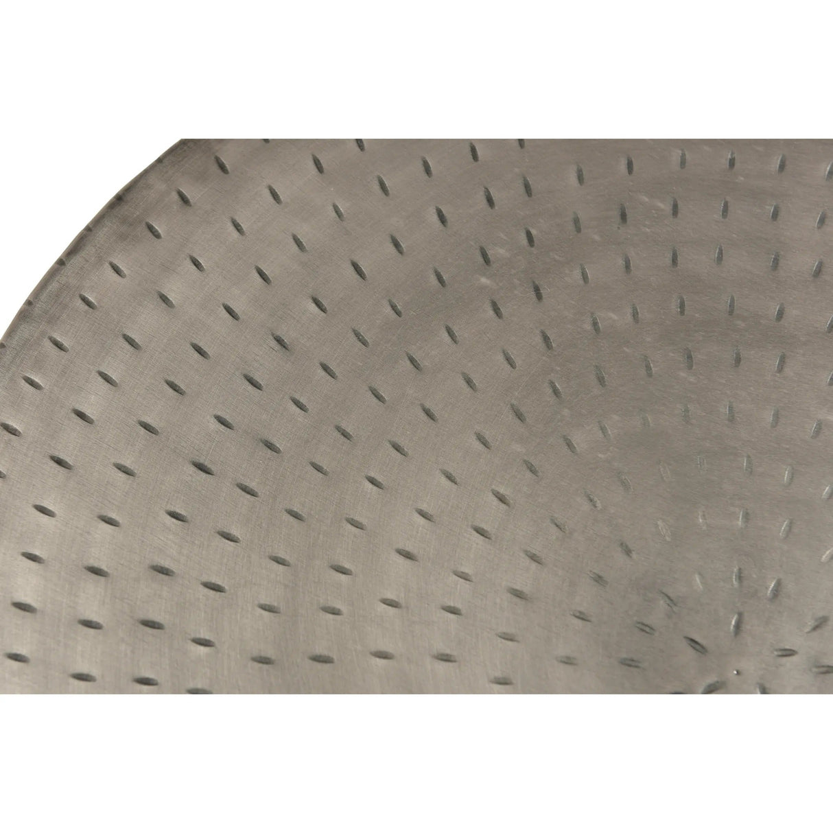 Alevi Drum Silver Iron End Table-End table-Parc Decor