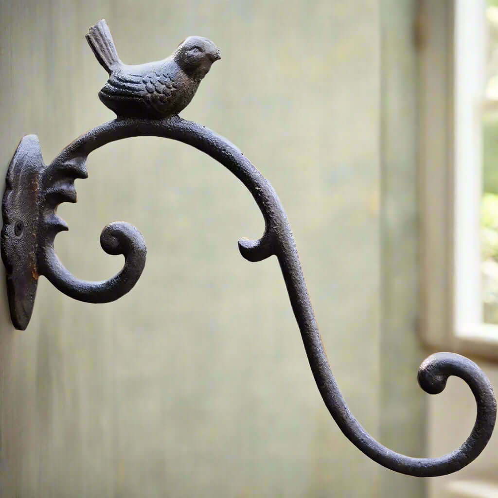 Antique Cast Iron Bird Wall Hook-Wall Hook-Parc Decor