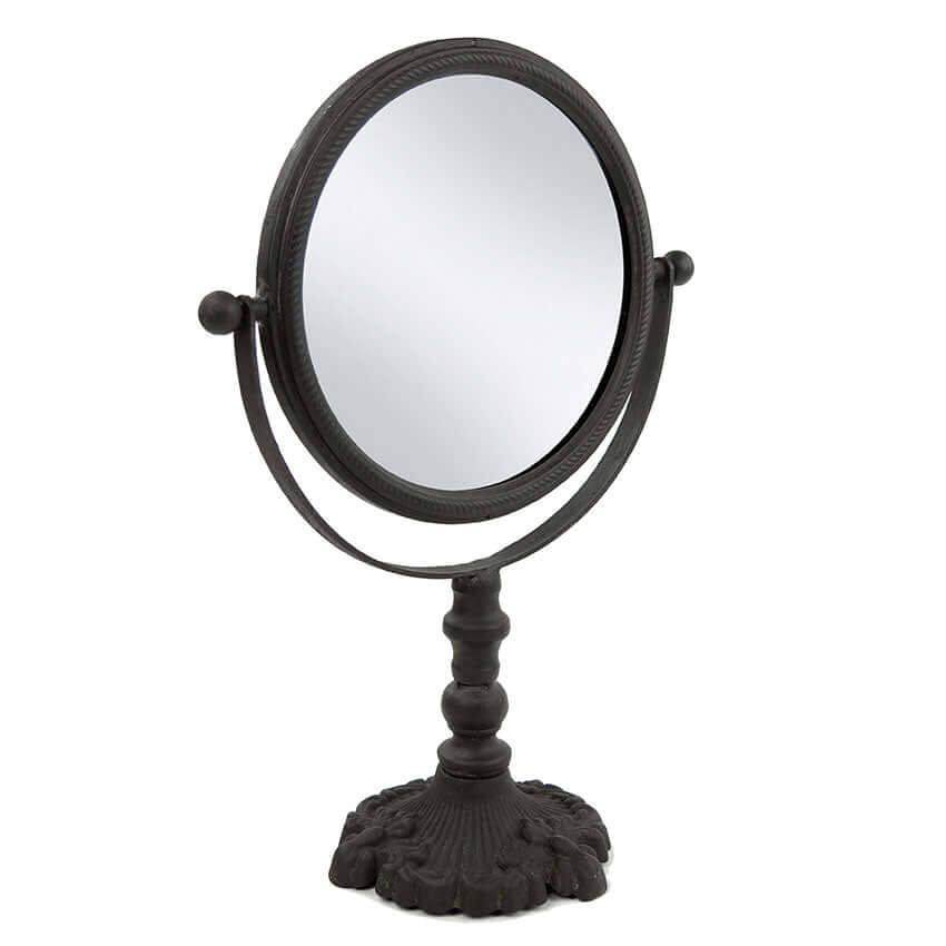 Antique Swivel Tabletop Makeup Mirror-Mirror-Parc Decor