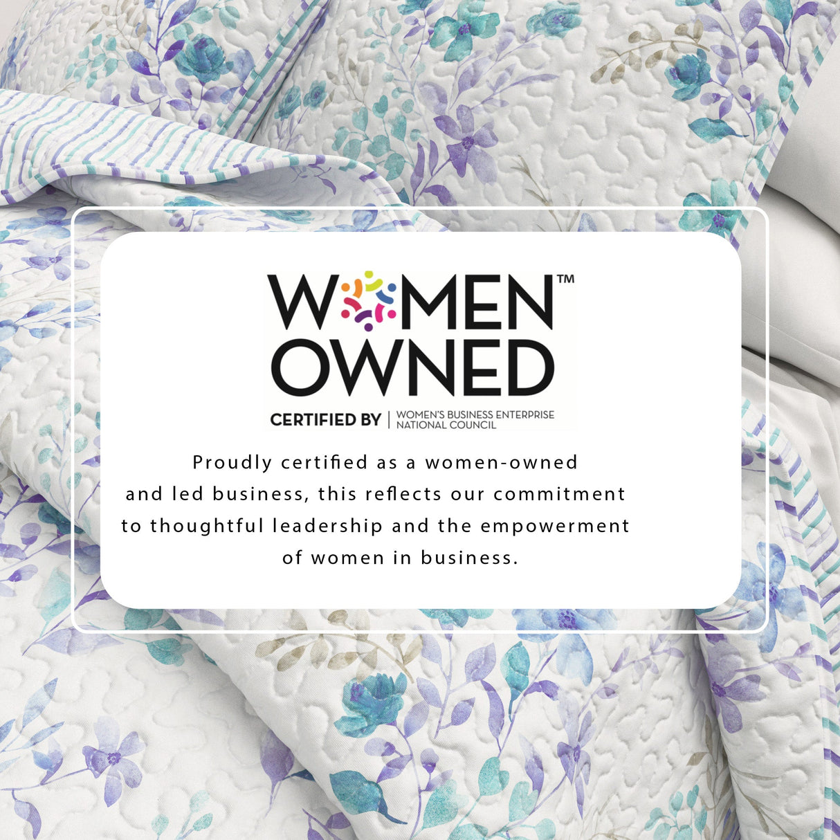 April Morning Floral Quilt Set