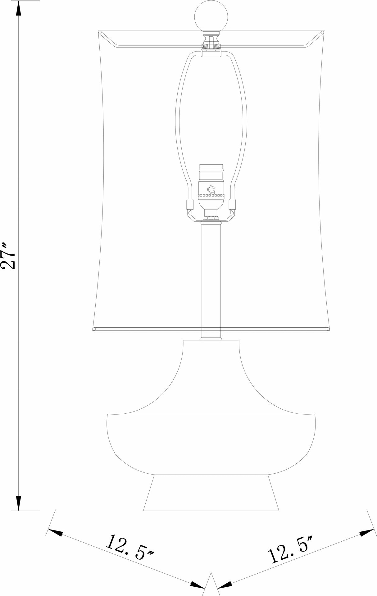 Aringay Aqua Textured Table Lamp-Lighting-Parc Decor