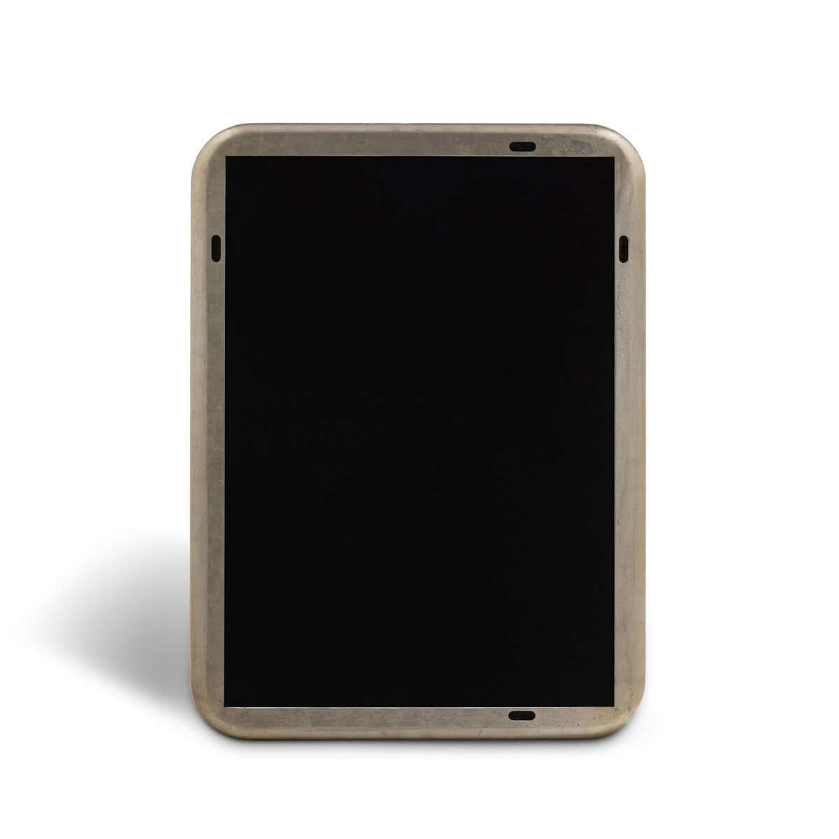 Art Deco Champagne Silver Wall Mirror with Beveled Glass-Wall Mirror-Parc Decor