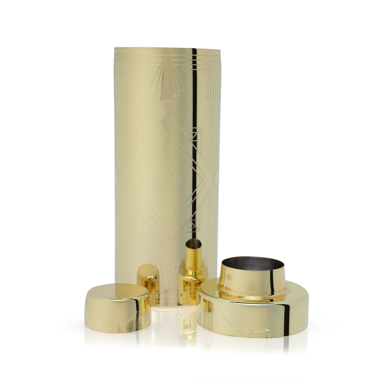 Art Deco Cocktail Shaker in Gold-product_type::shaker-Parc Decor