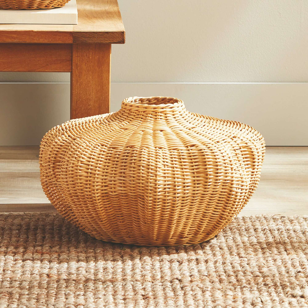 Artisan Rattan Vase for Boho and Coastal Décor-vase-Parc Decor