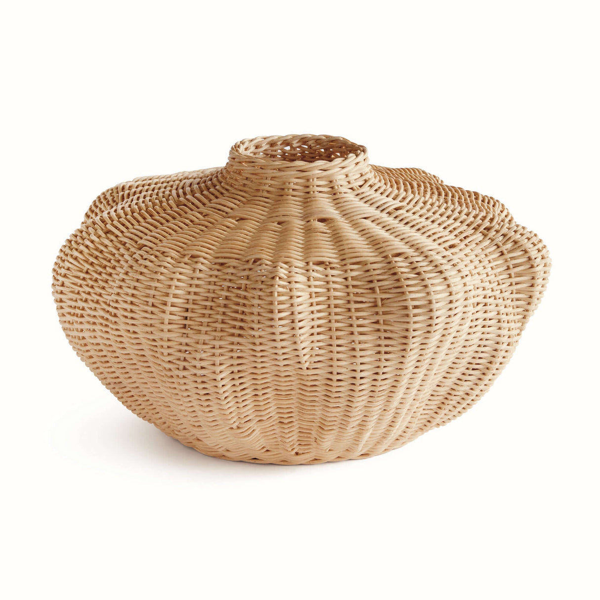 Artisan Rattan Vase for Boho and Coastal Décor-vase-Parc Decor