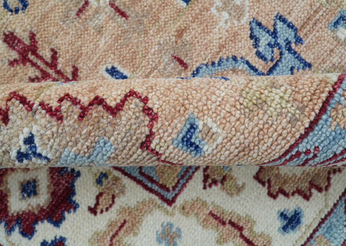 Astra Custom Made Turkish Peach Hand knotted Wool Rug
