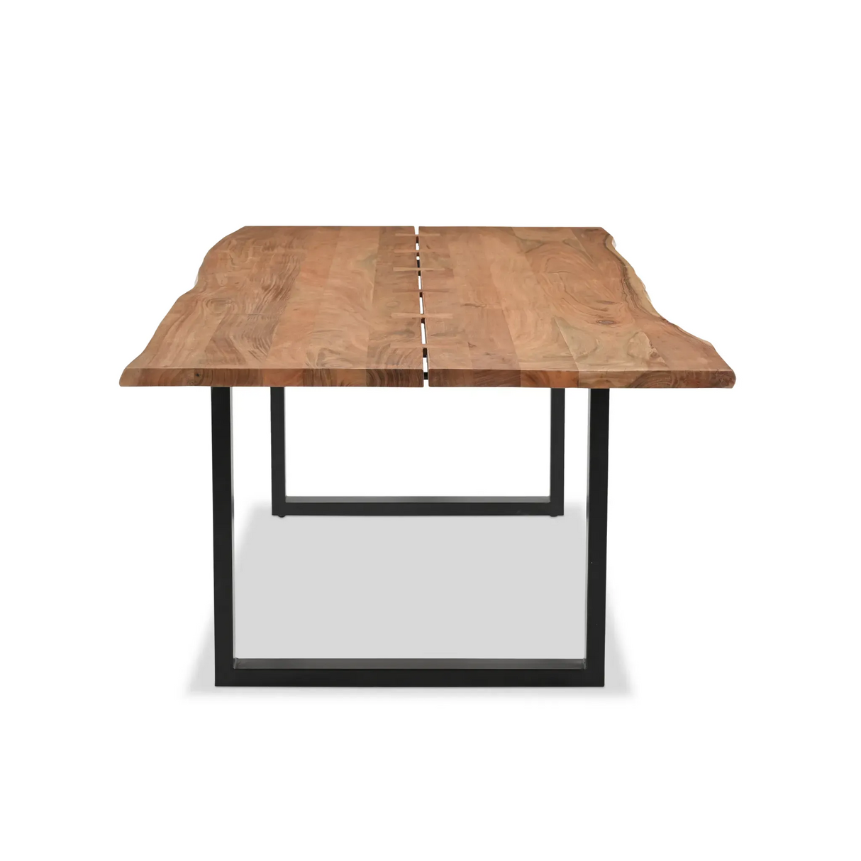 Athea Butterfly Natural live Edge Dining Table - 96"-Dining Table-Parc Decor