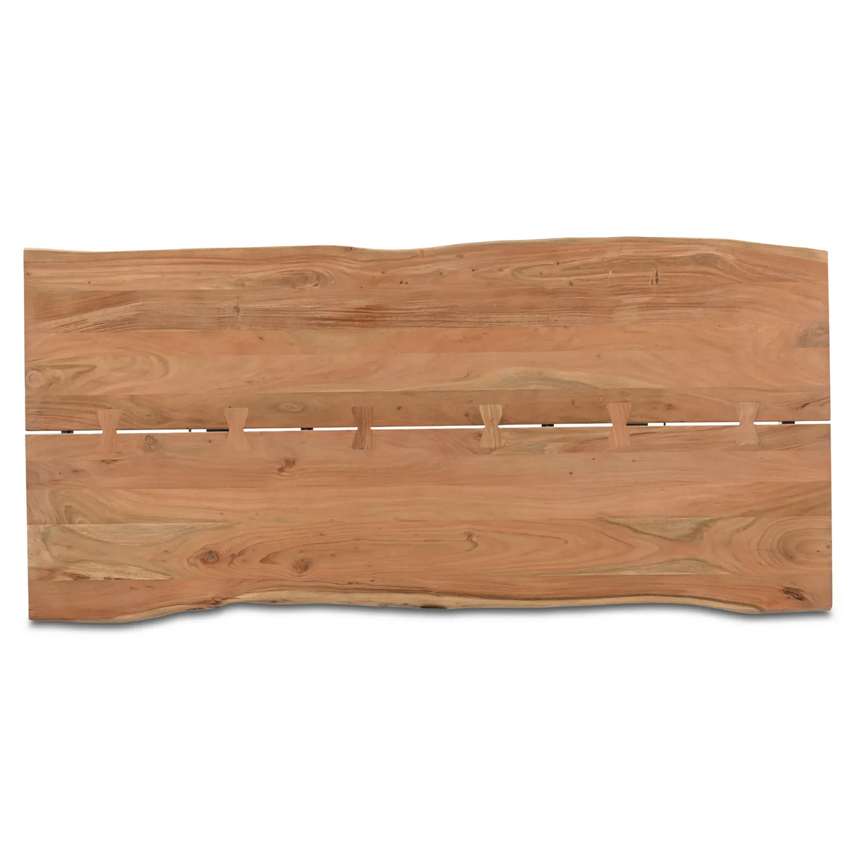 Athea Butterfly Natural live Edge Dining Table - 96"-Dining Table-Parc Decor