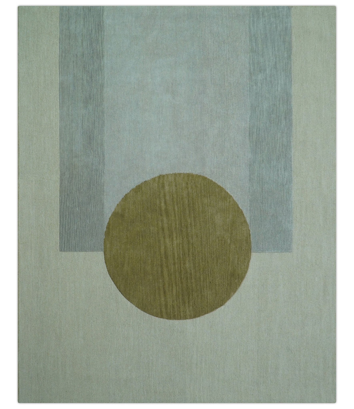 Azure Custom Made Modern Design Beige And Gray Hand Tufted Wool Rug
